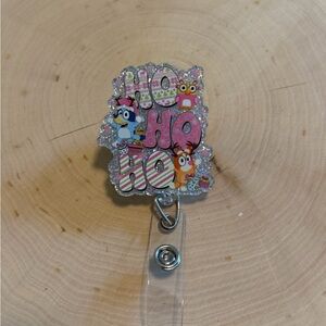 Festive Bluey ‘Ho Ho Ho' Badge Reel